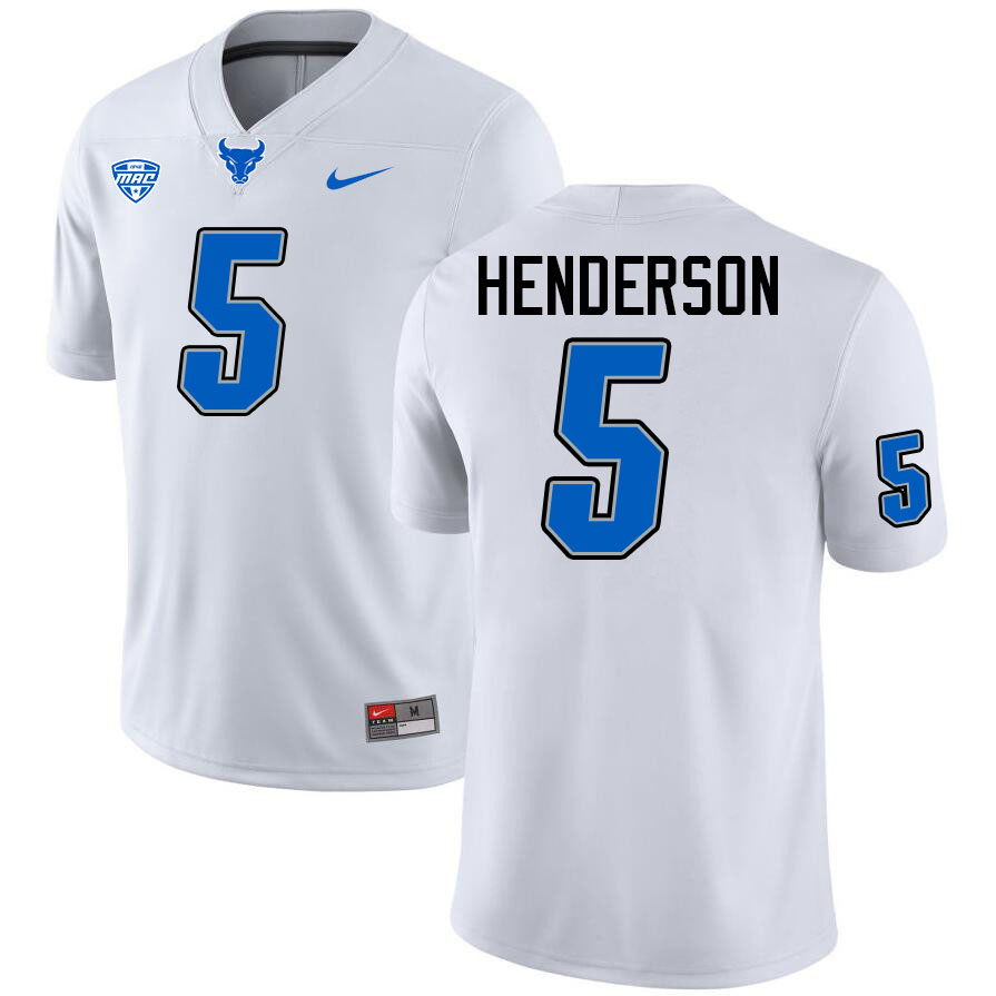 Al-Jay Henderson UB Bulls Jersey,University Of Buffalo Bulls #5 Al-Jay Henderson Jersey Youth-White